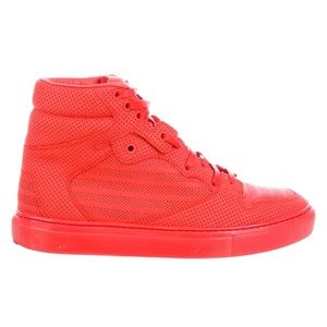 BALENCIAGA High Top Perforated Sneaker RED